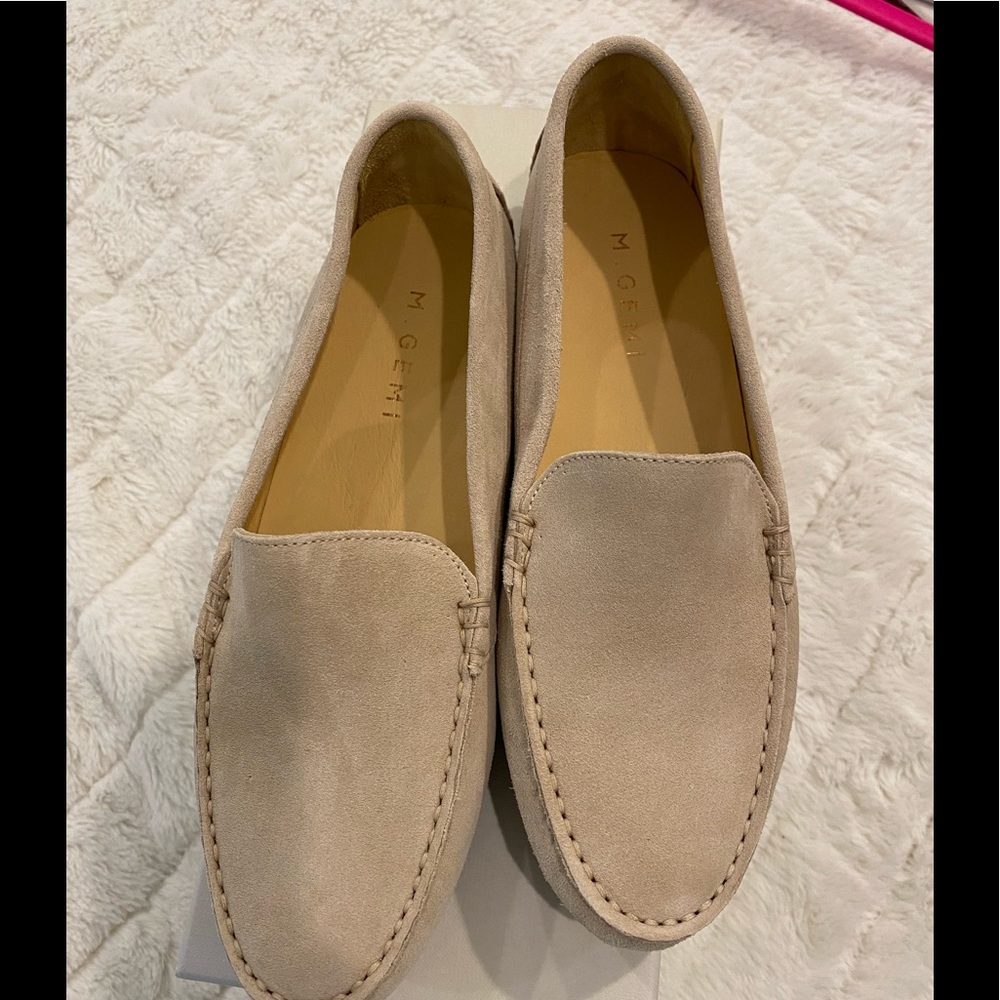 M. Gemi Felize BRAND NEW shoes size 38 color is Latte Suede